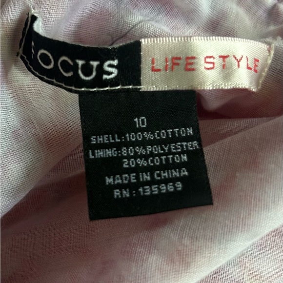 Y2K FOCUS LIFESTYLE Ikat Print Gathered Midi Skirt Indie Sleeze Boho Artsy Sz 10 - Picture 2 of 14